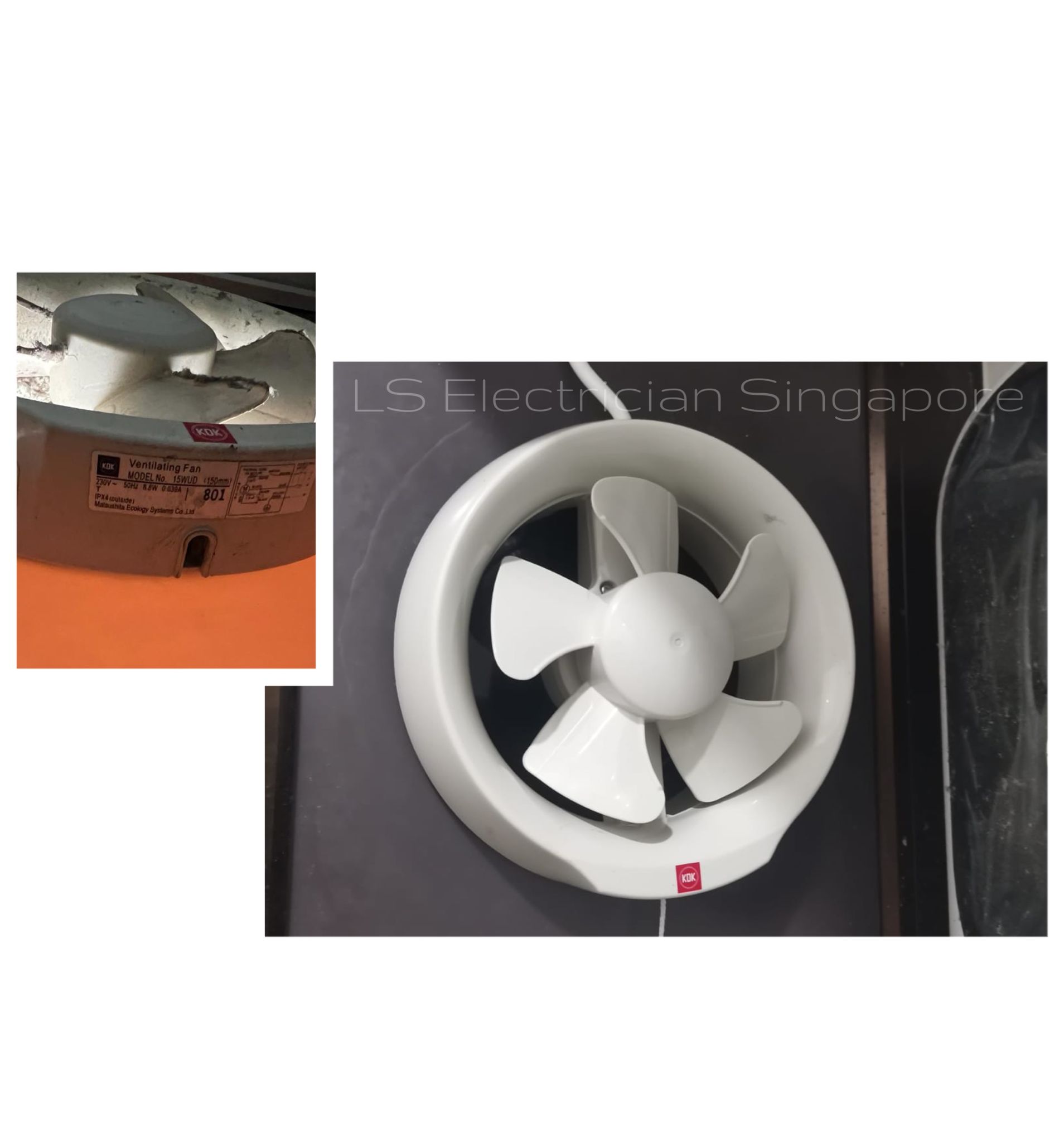 Supply And Replace KDK Exhaust Fan