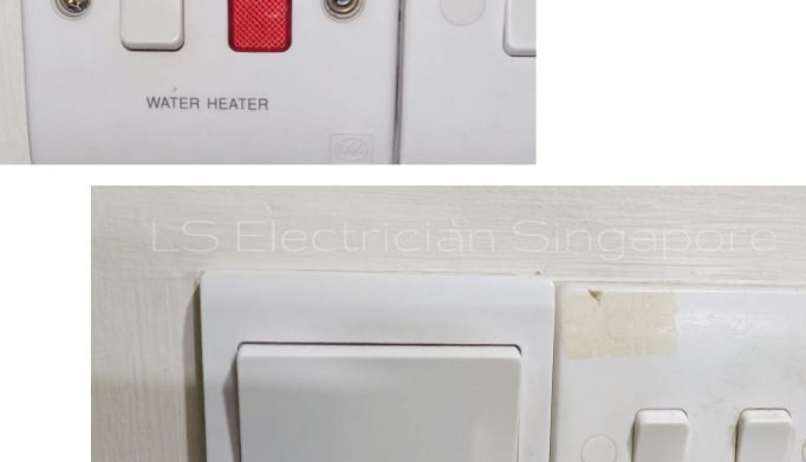 Supply And Replace 20A Water Heater Switch