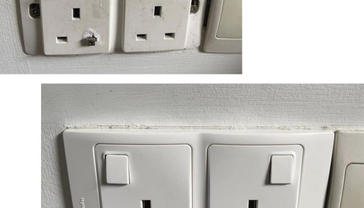 Supply And Replace 2x13A Power Socket