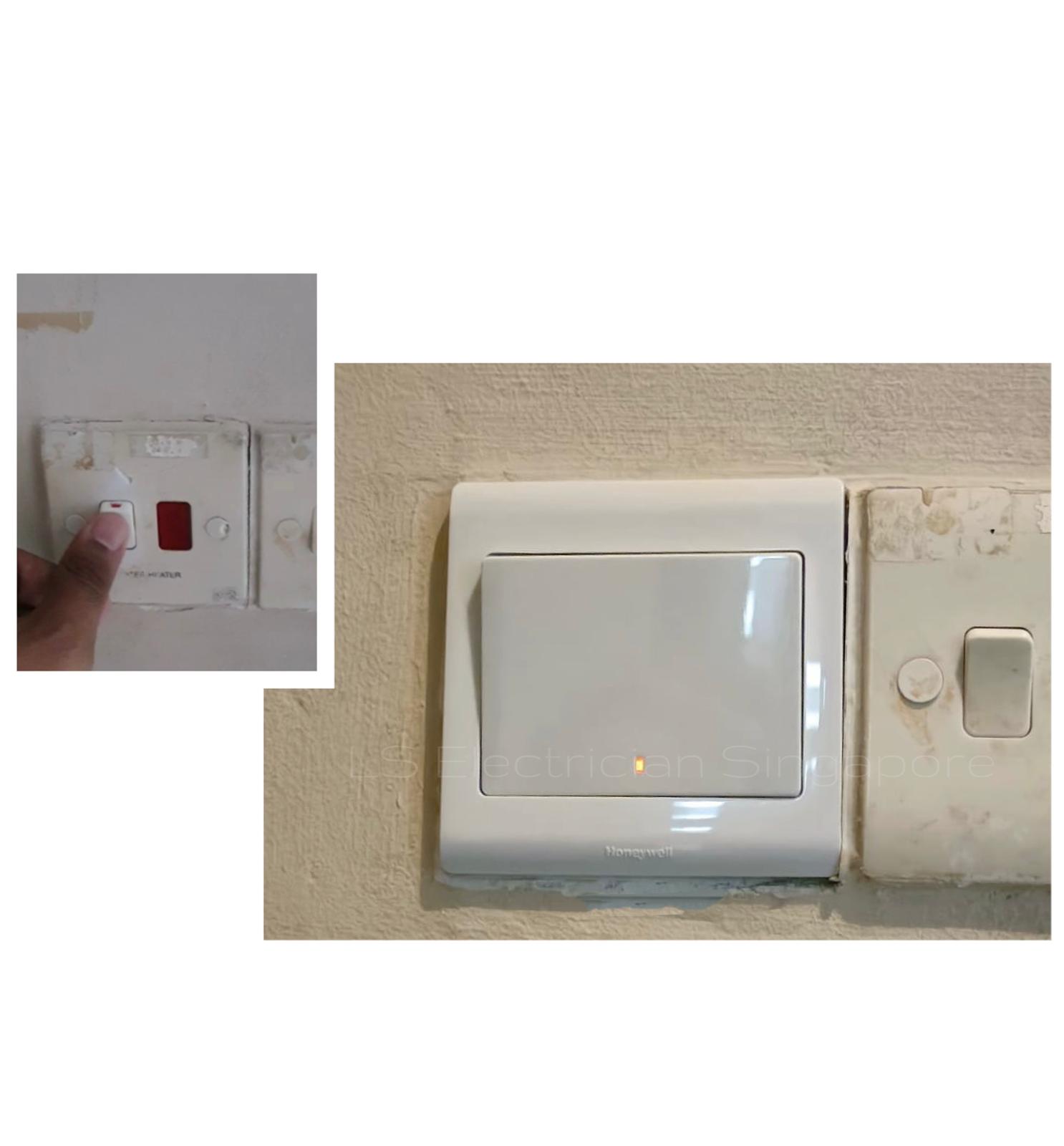 Supply And Replace 20A Water Heater Switch