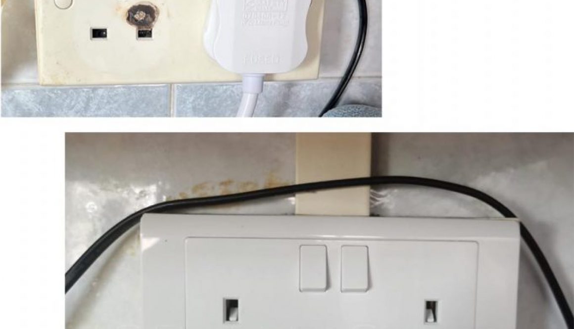 Supply And Replace 2x13A Power Socket Faceplate