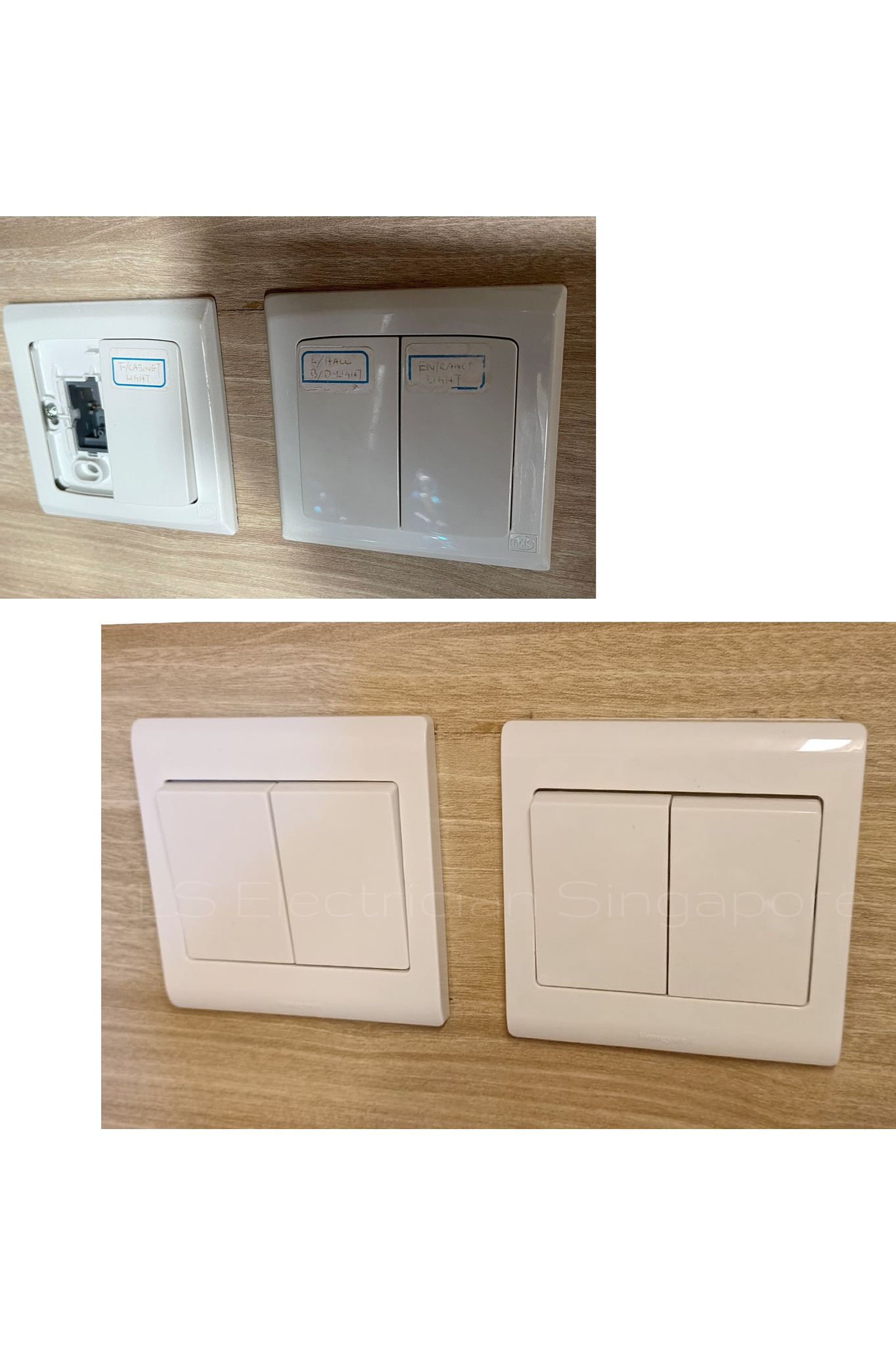 Supply And Replace 2 Gang Switch