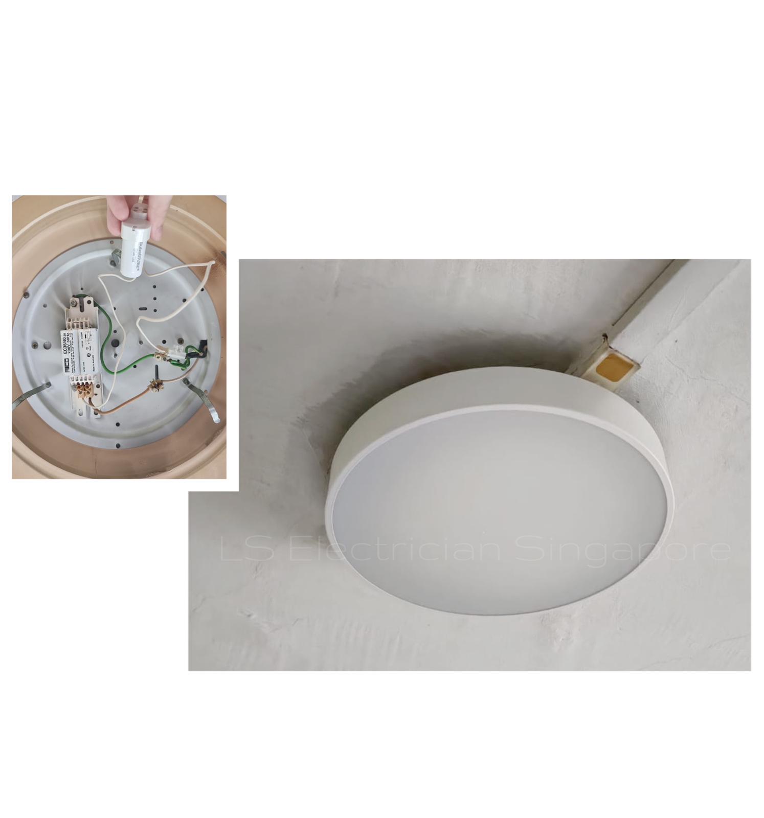 Supply Labour Help To Replace Ceiling Light