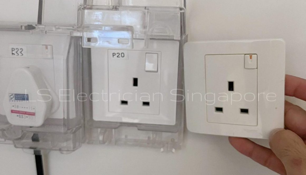 Supply And Replace 13A Single Socket Faceplate