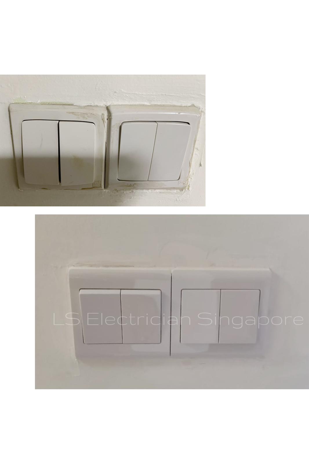 Supply And Replace 2 Gang Switch