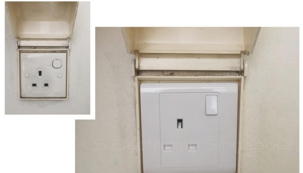 Supply And Replace 13A Single Socket Faceplate