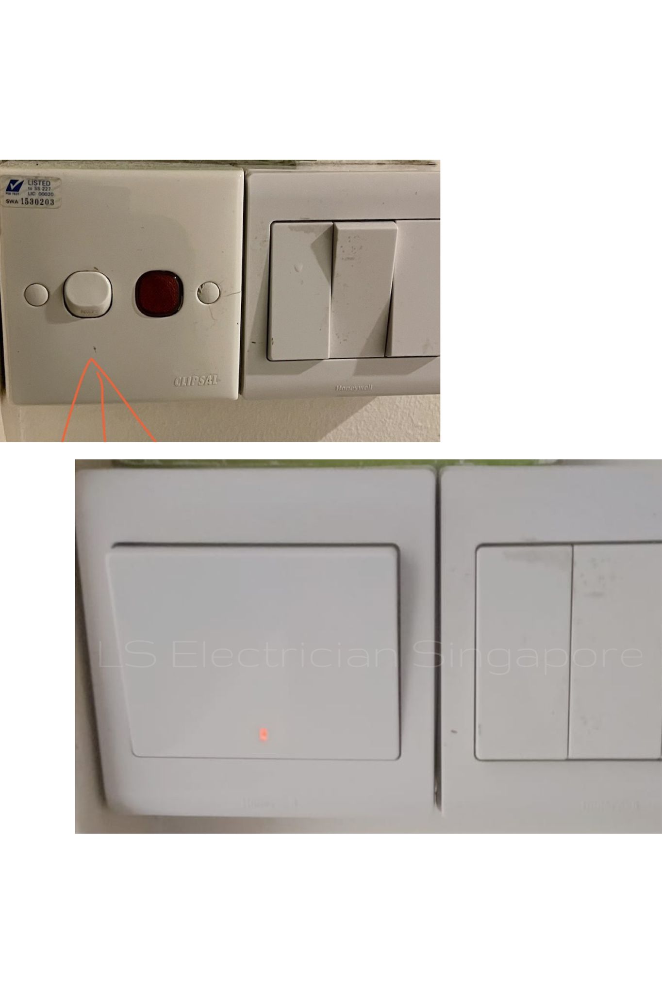 Supply And Replace 20A Water Heater Switch