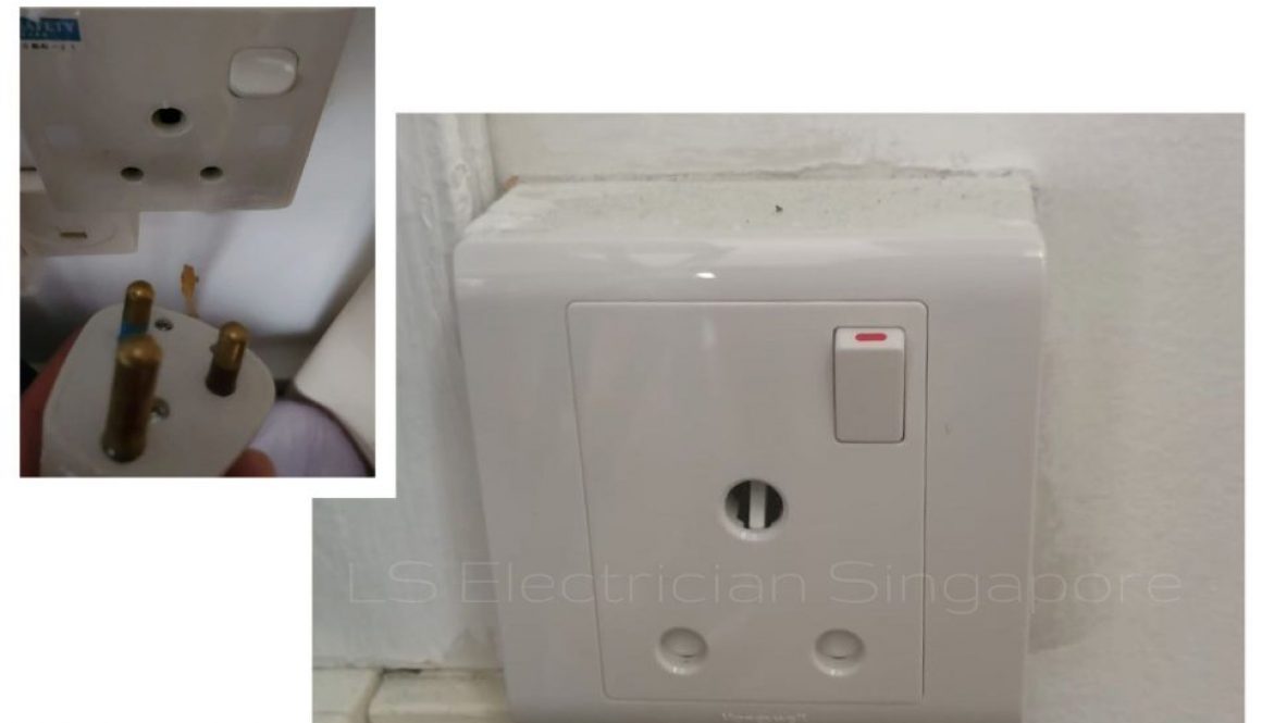 Supply And Replace 15A Socket Faceplate