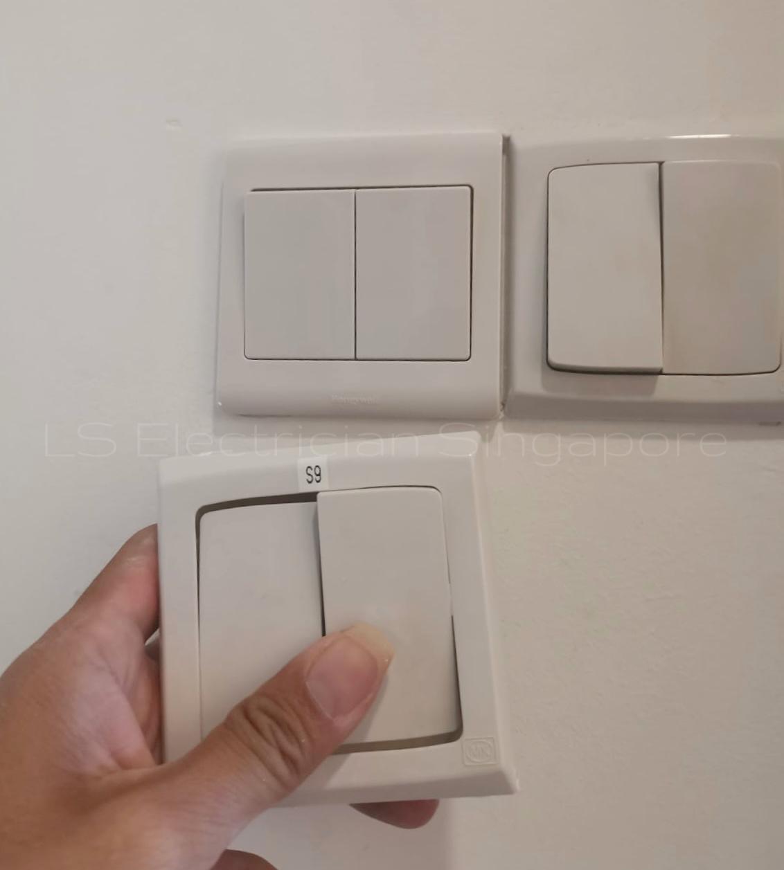 Supply And Replace 2 Gang Switch