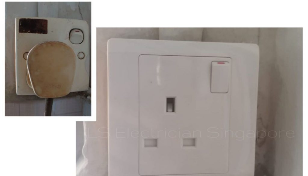 Supply And Replace 13A Single Power Socket