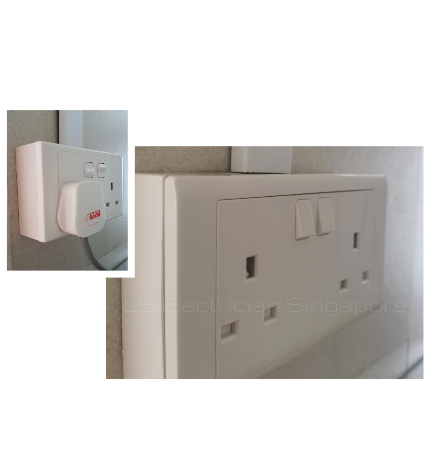 Supply And Replace 2X13A Power Socket