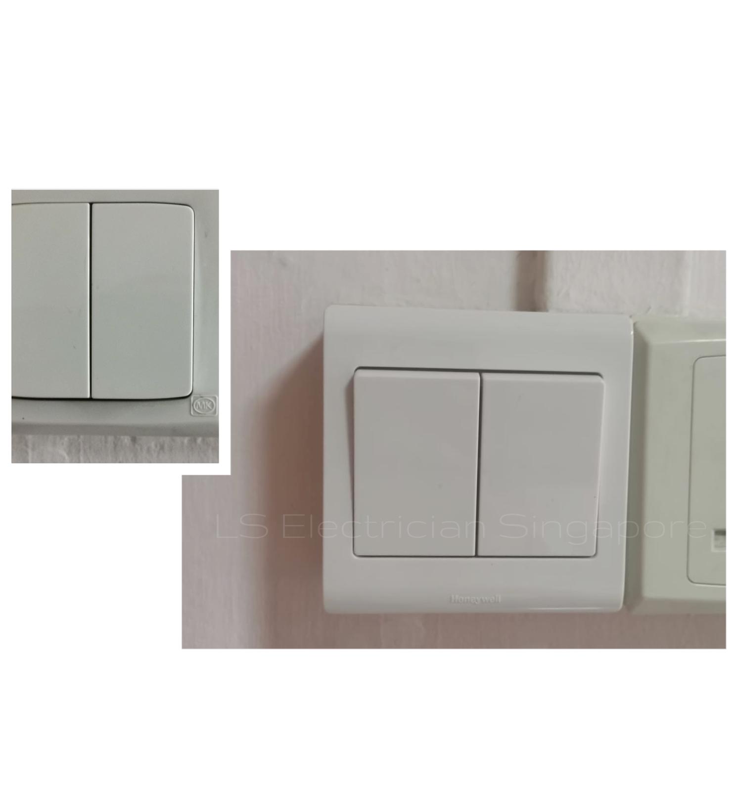 Supply And Replace 2 Gang Switch