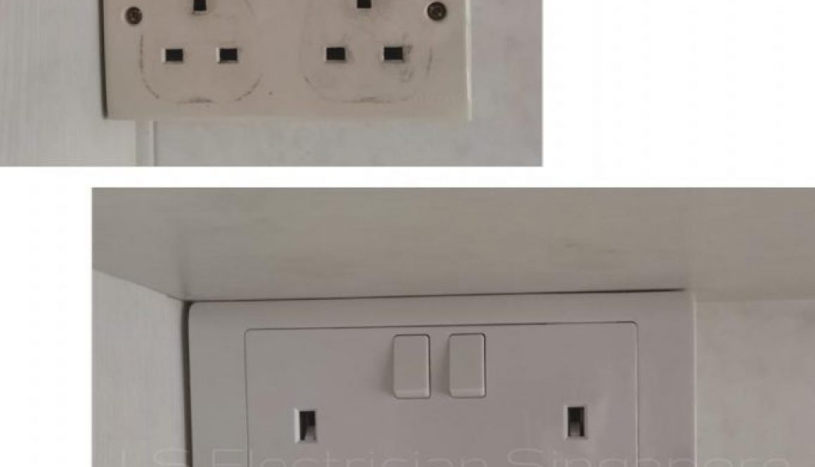 Supply And Replace 2X13A Power Socket