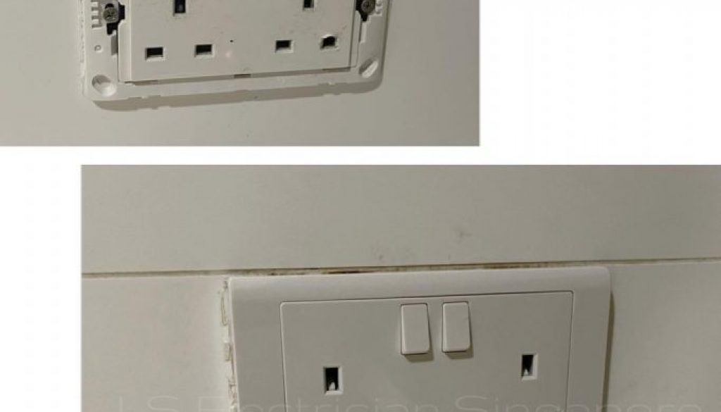 Supply And Replace 2X13A Power Socket