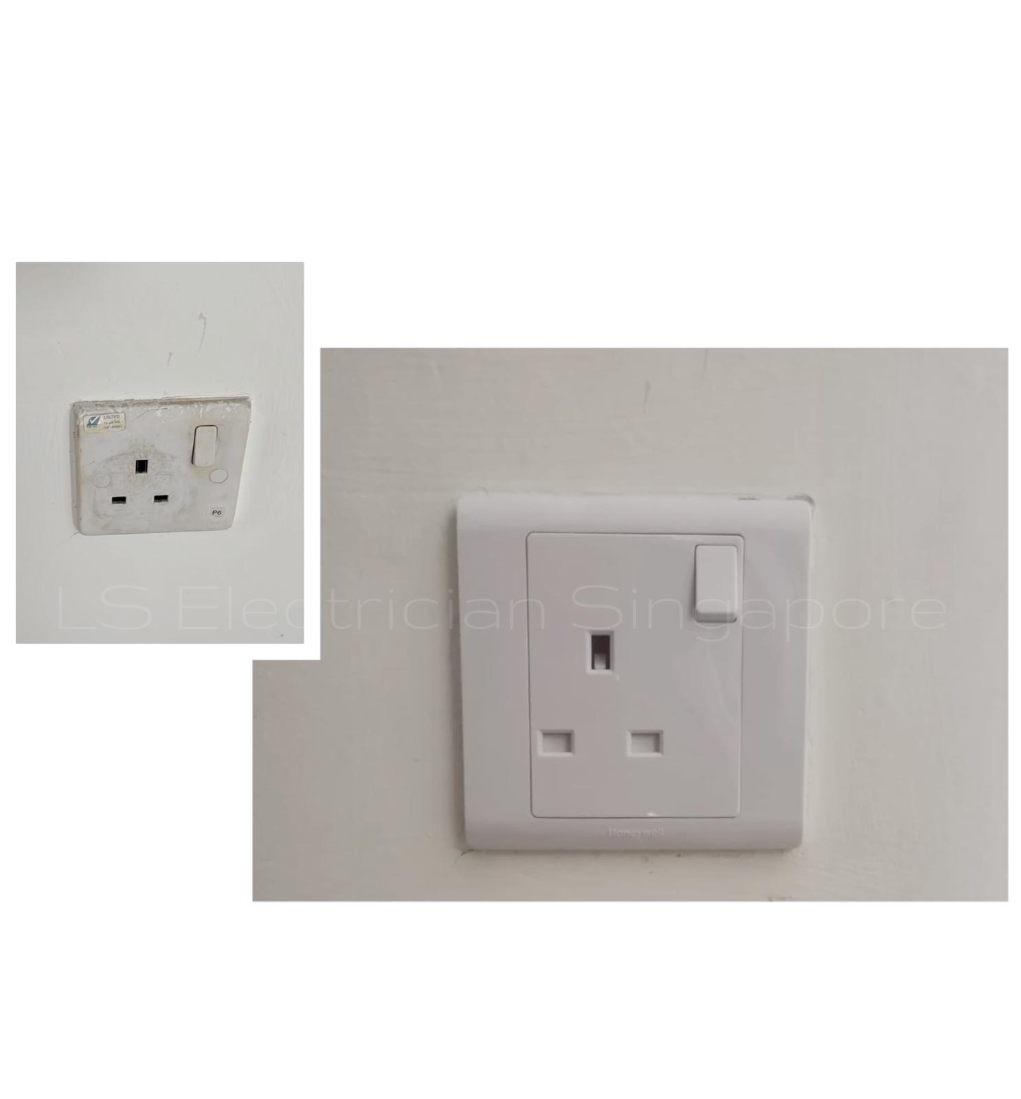 Supply And Replace 13A Single Socket